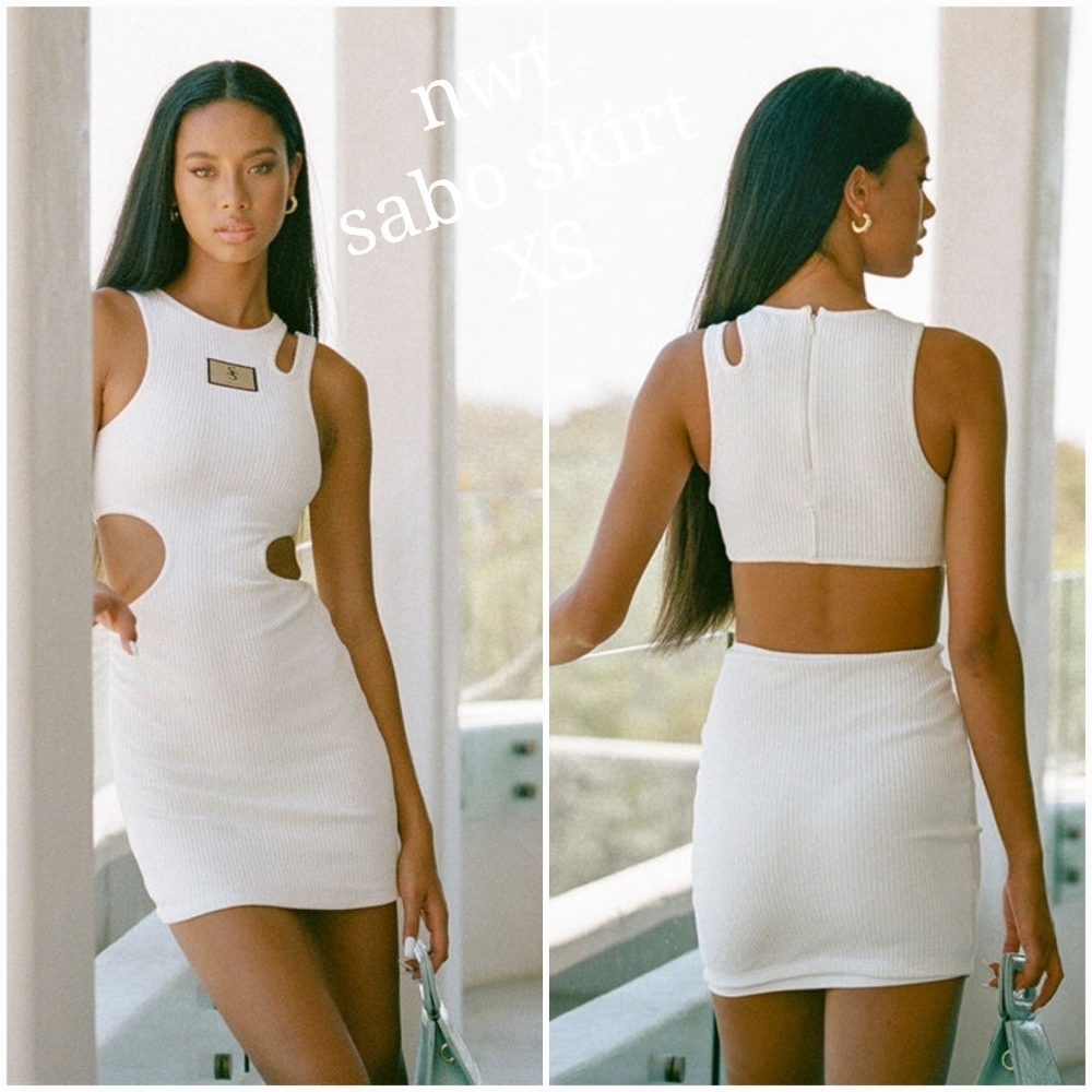 NWT Sabo Skirt Melina Bodycon Cutout Dress XS